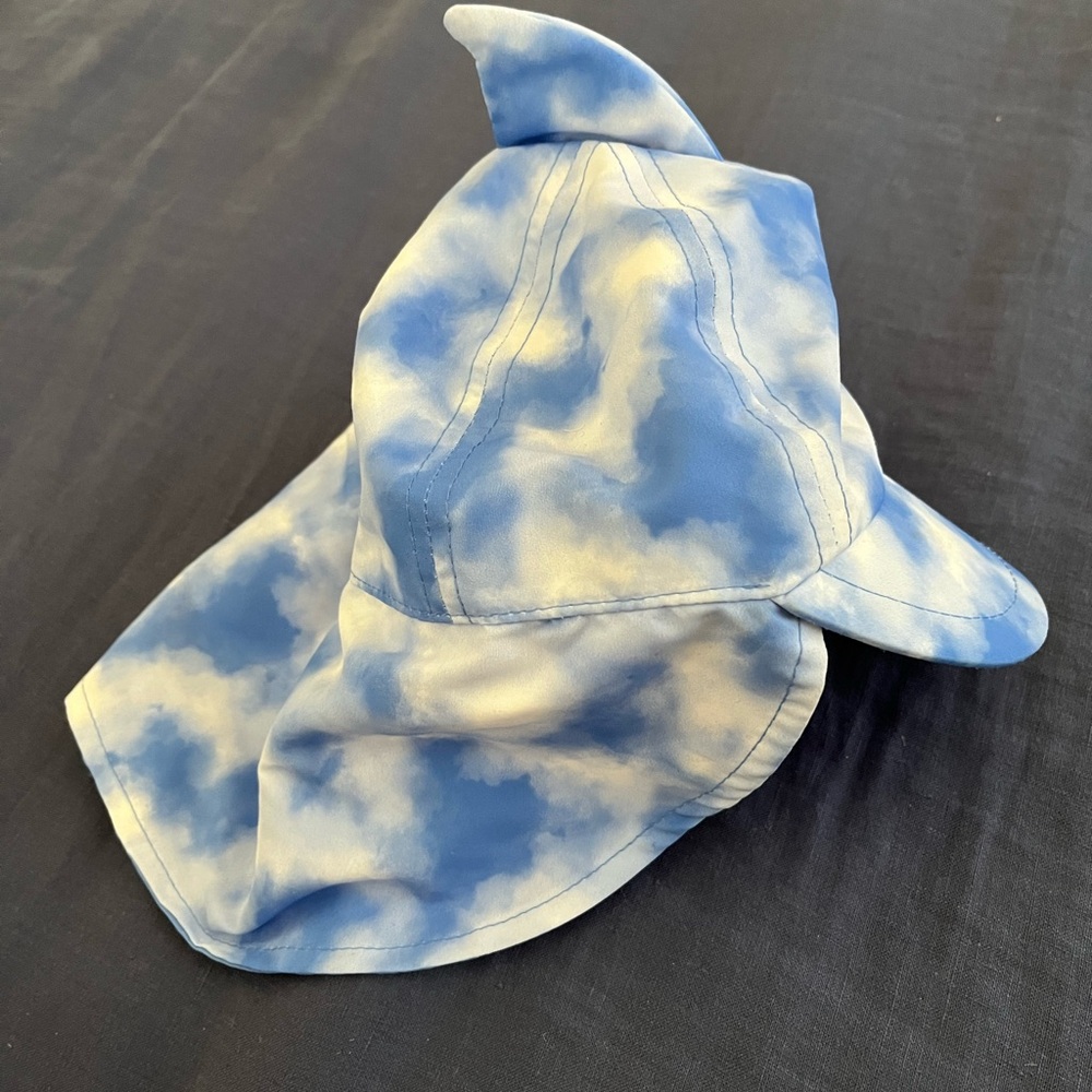 Toddler shark Blue Cloud Sun Hat